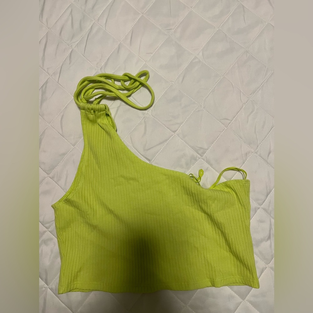 NEVER WORN AERIE LIME GREEN TANK